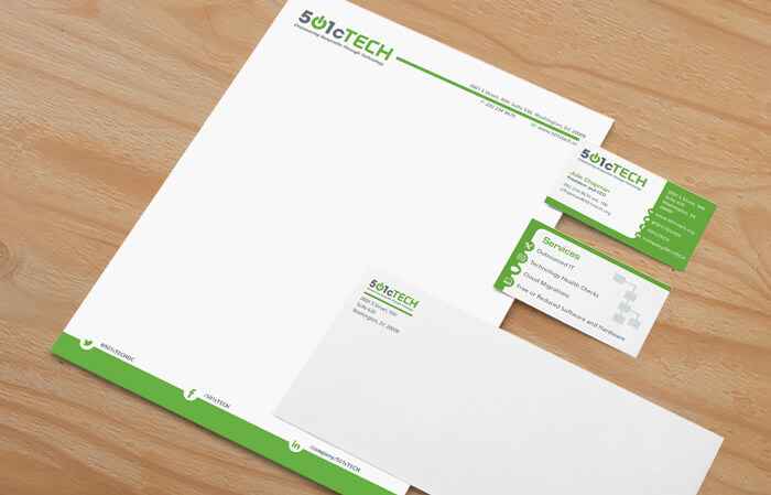 nonprofit stationery package