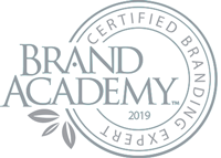 Brand Academy Certified Branding Expert seal.