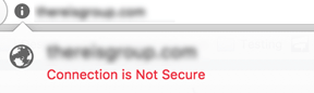 Firefox security warning: Connection is not secure