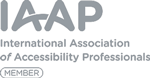 International Association of Accessibility Professionals (IAAP) seal.