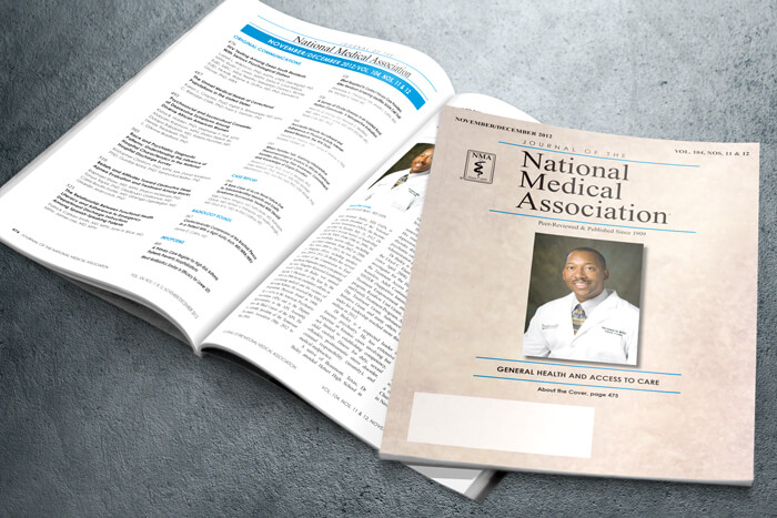 medical journal layout spreads