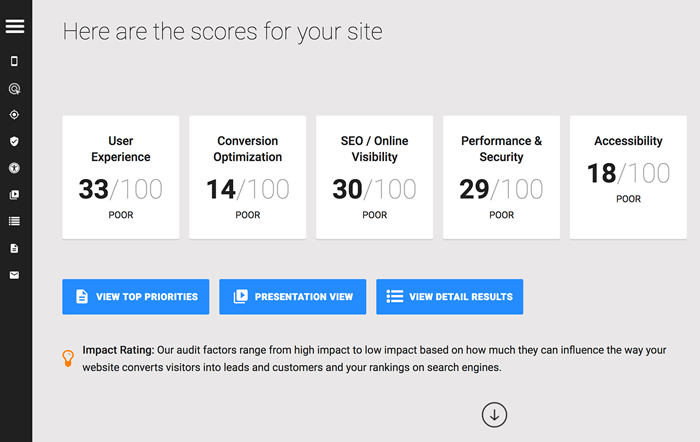 free website audit